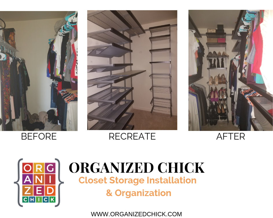 Read more about the article Before and After Friday – Closet Organizing