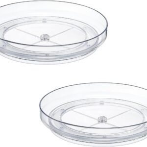 2 pack 9-inch Clear Acrylic Lazy Susan