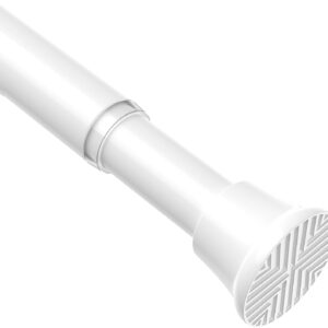 1 Pcs- Tension Rod 24” to 48” White