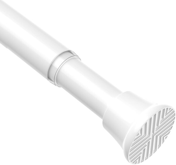 1 Pcs- Tension Rod 24” to 48” White